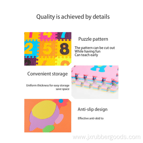 cultivate observation skills baby crawling puzzle mat abc